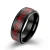 Import Hot-selling titanium steel inlay mechanical gear carbon fiber ring new foil-inlaid tide male ring bracelet from China