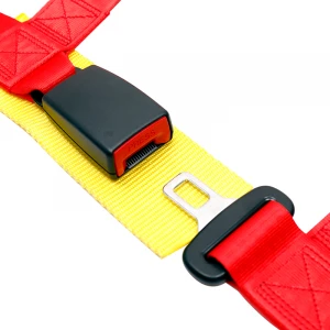 Hot selling Universal 4 Point 2 inch Strap Harness Racing Car Safety Shoulder 4 Point Seat Belt Red