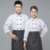 Hot selling wholesale customized hotel restaurant kitchen bar club chef uniform