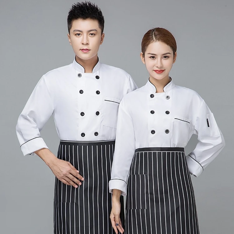 Hot selling wholesale customized hotel restaurant kitchen bar club chef uniform