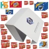 HS Custom Fancy Paper Cookie Packaging Hard Cardboard Elegant Magnetic Closure Gift Mooncake Box