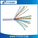 HSYV/HYA telephone cat3 25pair 30pair 50pair 100p cable. 25*2*0.5mm  solid copper conductor multi pair