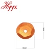 HYYX 2mm 3mm 4mm 5mm 6mm 8mm 10mm 12mm 15mm flat round laser sequin 8mm