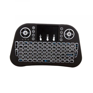 i8 Mini backlit wireless Keyboard Air Mouse Keyboards 2.4G Handheld Touchpad gaming keyboard for smart tv box
