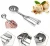 Import Ice cream scoop with handle Non-Stick Anti-Freeze cookies ball metal spoon Stainless Steel spoon from China