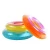 Import ICTI fashion factory eco-friendly OEM floating tube bright pvc transparent candy color inflatable swimming rings from China