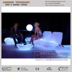 illuminated LED sofa outdoor furniture