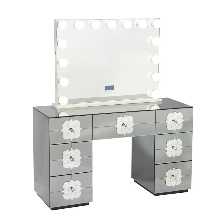 ILUMAY console dressing table with mirror