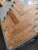 Import In Stock! Jesonwood Solid Oak Herringbone Flooring Smoked Real Wood Panel Wooden Parquet Oak Flooring from China