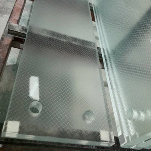 indoor tempered laminated SGP glass stairs price per square meter