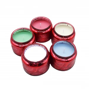 Industrial cheap bulk wax paraffin fully refined paraffin wax candles scented candle in fancy jar with lid