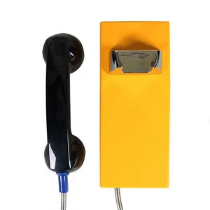 Jail telephone with armoured cord handset ,Public Telephone for bank, university, airport