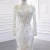 Jancember ARSM67156 Mermaid Long Sleeve Applique Wedding Dress With Detachable Train