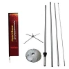 Kawa fiberglass telescopic pole for advertising flag, swooper flag pole and outdoor banner stand for display trade show