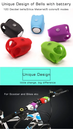 Kids Kick Scooter Accessory Bicycle Silico Bell and Kids Horn
