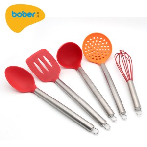Kitchen Cooking Tools Silicone Cooking Utensils Set Non-Stick Heat Resistant Durable Kitchen Silicone Utensils Set