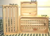 Kitchen Craft Natural Elements Paulownia Wood Storage Crates, Beige,