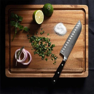 Kitchen Professional deep juice channel extra thick wooden chopping board
