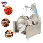 100L 200L 300L Spicy Sauce Electric Jacketed Kettle with Stirrer Tilting Agitator Steam Jacketed Kettle Cooking Equipment 1050KG