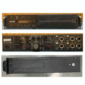 LA12X 4 channels power amplifier with  dual power supply and connector CA-COM