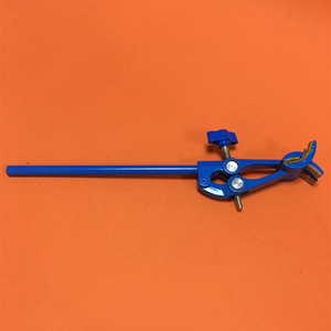 Laboratory European Style Four Finger Clamp With Blue Plastic Coating