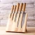 Import Laguiole Kitchen Cutlery 6 Piece Knife Set with Magnetic Block from China