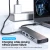 Import Laptop Small USB Hubs 6 in 1 USB C Hub Multiport 4K HDM1 HDTV 6 Port USB 3.0 Type C Hub Adapter for iPad Pro from China
