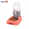 Large capacity automatic feeding leakproof plastic pet bowl