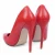 Import Large Size Pointed Red High Quality Genuine Leather Women Stiletto Sexy Mature Sexy Dress High Heels Shoes from China