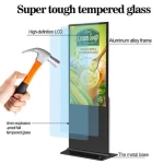 Lcd Screens Touch Media Player Video Processor Digital Signage  Advertising Screen Floor Stand Advertisement Display