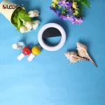 lcose RK14 rechargeable Portable Selfie LED Phone Camera Ring Light For All Phone selfie flash light makeup