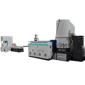 LDPE HDPE PP plastic granulator/recycling plastic granulating extruder machine