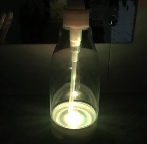 LED Colorful Glowing night lighted Liquid Soap Bottle Brite Dispenser Motion Activated Hand sanitizer sensor soap dispenser