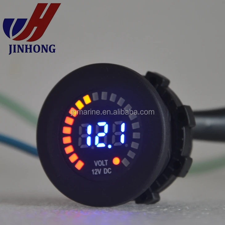 LED Digital Car Auto Volt Meter Voltage Gauge with Battery condition Display