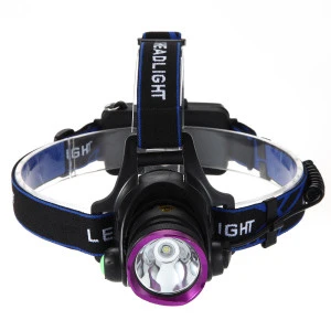 LED Headlamp XML T6 3 Modes Waterproof outdoor headlights with 18650 battery charger kits for Fishing Hunting