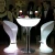 Import led light up cocktail plastic table and chair from China