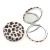 Import leopard print PU leather sexy girl pocket mirror purse bag cosmetic tools makeup mirror compact mirror from China