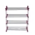 Import Light Wholesale High Quality 4 Tier Stainless Steel Durable Antirust Cheap Shoe Organizer Economy Simple Shoe Rack from China