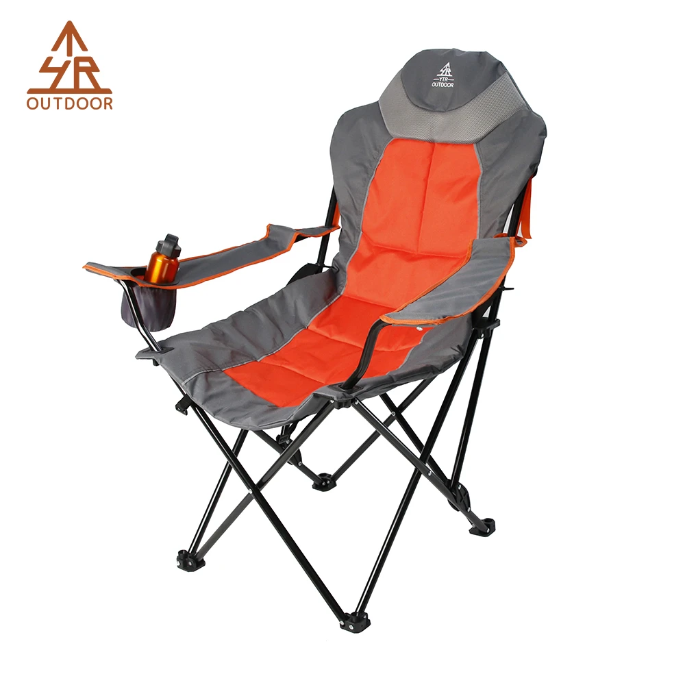 Lightweight camping chair with footrest light  folding reclining camping chairs with footrest
