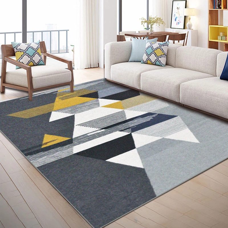 Living Room Polypropylene Rug Bedroom Graphic Rugs Carpets