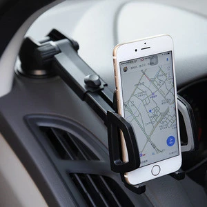 Long arm suction car mobile phone cell phone car holder for windshield dashboard