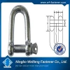 long "D" shackle of marine hardware the OEM support any kind of process,d shackle