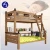 Import Lovely modern minimalist multifunctional childrens wooden double bed bunk bed from China