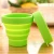 Import Low MOQ Wholesale Silicone Rubber Travel Camping Folding Coffee Drinking Cup Collapsible Menstrual Cup from China