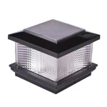Loyal Wholesale Waterproof Plastic  Solar Garden Light Solar  Fence Post Cap Light