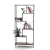 Import Luclife Living Room Furniture Bookcase Industrial Metal Frame Rack Wood Narrow Leaning Ladder Storage Rack from USA
