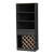 Import Luxury American style design espresso wine cabinet display connecting with bar table for dining living room from China