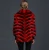 Import Luxury custom winter warm red real fur chinchilla fur for sale lining women coat from China