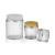 Import Luxury Eco Friendly Biodegradable 5g 15g 30g Clear Amber Face Glass Cream Cosmetics Packaging Containers for Skin Care from China