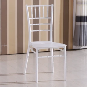Luxury elegant event chair white wooden chair